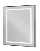 Зеркало BelBagno SPC-KRAFT-800-800-SENS-NERO 80x80 см сенсорный выключатель, черный