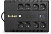 Источник бесперебойного питания Exegate NEO NNB-1000.LED.AVR.8SH.CH 1000VA 650W, LED, AVR, 8*Schuko, 4*USB-порта для зарядки, Black 293855