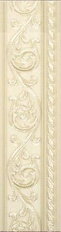 Бордюр Carmen Caprichosa Moldura Yara Crema 4х15 см, MP000008836