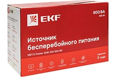 Линейно-интерактивный источник бесперебойного питания EKF E-Power SSW 200 800 ВА c выходными розетками IEC C13 SSW-280-I