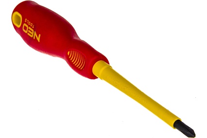 Крестовая отвертка Neo Tools PH2x100 мм 1000 В CrMo 04-073