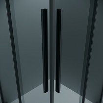 Душевой уголок Grossman Galaxy 300.K33.01.1010.21.10 100x100 тонированный, черный матовый