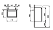 Тумба с раковиной Laufen Pro S 45 см петли справа, белый