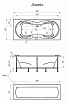 Акриловая ванна 1MarKa Dinamika 180x80