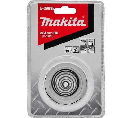 Коронка BiM 64x20 мм, для листового металла Makita B-29898