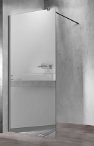 Душевая перегородка Vincea Walk-In VSW-1H100MRGM 100x200 вороненая сталь, зеркальное