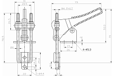 Стягивающий зажим HS CLAMP HS-40324