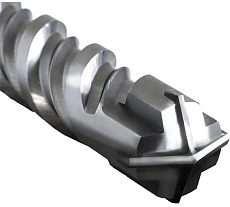 Бур SDS-MAX КВАДРО, серия Эксперт, по бетону 18x860/1000 мм Практика 909-204