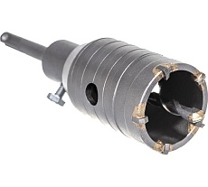 Коронка твердосплавная с адаптером по бетону Basis (45х50х160 мм; SDS-plus) MONOGRAM 089-144