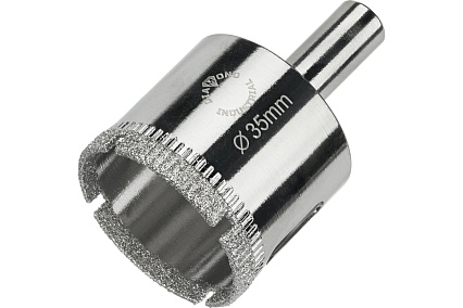 Коронка алмазная по керамике, плитке и стеклу 35 мм Diamond Industrial DIDCBC035