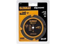 Диск пильный по древесным материалам (115x9.5 мм; 4T) DeWalt DT20421-QZ
