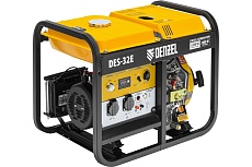 Дизельный генератор Denzel DES-32E 3,2 кВт, 230 В, 11 л, электростартер 94412