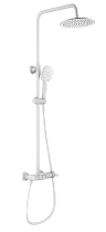 Душевая стойка Wonzon&Woghand Muse Corno WW-A30653-MW белый матовый