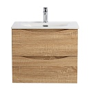 Тумба с раковиной BelBagno Marino-Cer-N 60 см Rovere Bianco