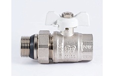 Шаровой кран PROFACTOR PF STANDARD с полусгоном, с уплотнением, в/н, ручка бабочка, 3/4 дюйма PF UBV 325 UR