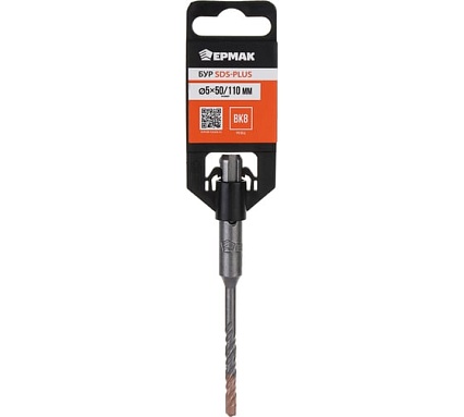 Бур SDS-plus D5x50/110 мм Ермак 654-006