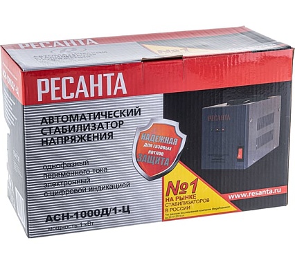 Стабилизатор Ресанта АСН-1000Д/1-Ц 63/6/38