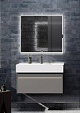 Мебель для ванной Kerama Marazzi Logica 90 см 2 ящика, стальной серый