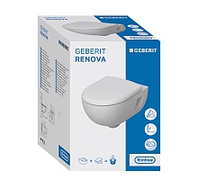 Подвесной унитаз Geberit Renova 500.800.00.1 с микролифтом