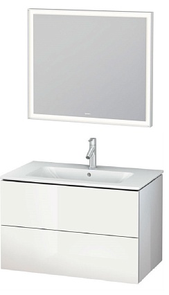 Мебель для ванной Duravit L-Cube 83 2 ящика белый