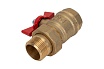 Латунный шаровой кран для воды Valfex OPTIMA 3/4" ВР/НР бабочка VF.227.L0B1.034.Bir