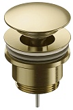 Донный клапан AQUAme AQM7003BG без перелива, шлифованное золото