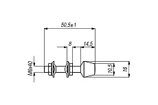 Прижим для станка KUKAMET усилие 120 кг 111-2