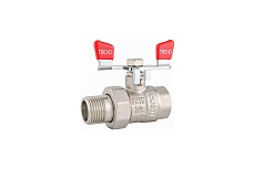 Шаровой кран PROFACTOR с полусгоном PF TREND в/н ручка бабочка 3/4 дюйма PF UBV 925