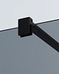 Душевая перегородка Cezares LIBERTA-L-2-90-GR-NERO 90x195 тонированный графит, профиль черный