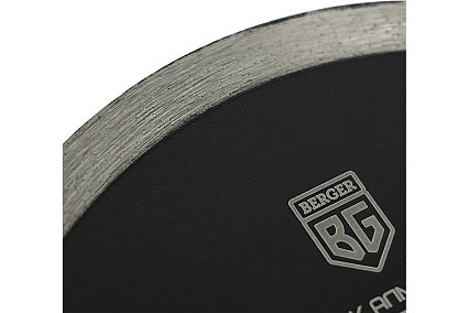 Диск алмазный отрезной по керамике несегментный 230x2.4x22.23 мм Berger BG BG1603