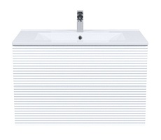 Тумба с раковиной Iddis Bild 80 см белый BIL80W0i95K