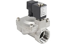 Электромагнитный клапан DN.ru VS2W-401N-PU-NC Ду32 Ру10 сталь 220В AC пилотный D130-01280