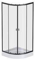 Душевой уголок Am.Pm X-Joy W88G-205-080BT64 80x80 прозрачный, черный матовый