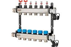 Коллектор Henco из нержавеющей стали 1&quot; - 6x3/4&quot; UFH-0605MDSS06