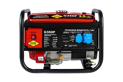 Бензиновый генератор DDE G350P 1ф 3,1/3,5/7,0 кВт бак 15 л двигатель 8 лc 792-568