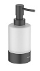 Дозатор для мыла Aquatek Лира AQ4429MB черный матовый