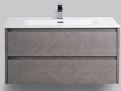 Мебель для ванной BelBagno Kraft 100 см Pietra Grigio