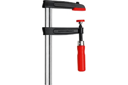 Струбцина BESSEY чугунная 200/50, 5.5 кН, деревянная ручка BE-TPN20B5BE