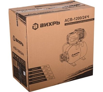 Автоматическая станция водоснабжения Вихрь АСВ-1200/24Н 68/1/6