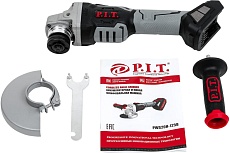 Аккумуляторная бесщеточная шлифовальная машина P.I.T. SOLO (20В, 125мм, Li-Ion, 4500/6500/8000 об/мин, коробка) PWS20H-125B