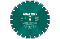 Диск алмазный отрезной по асфальту Kraftool LASER-ASPHALT (450х25.4 мм) 36687-450