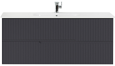 Тумба с раковиной Cezares Duet 120 см Grafito