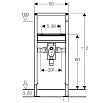 Инсталляция для раковины Geberit Duofix 111.480.00.1