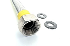 Сильфон для газа TUBOFLEX в оплетке ПВХ, 1/2, 2.5 м, ВР/ВР 4829466