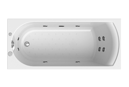 Акриловая ванна Ваннеса Кэти 168х75 с г/м Баланс хром