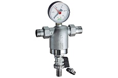 Фильтр FAR 3/4 НР-НР, с манометром, 100 мкм, Max: 95 C, 25 бар FA 3944 34100