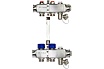 Комплект коллекторов с кронштейнами Ридан SSM-2R set 2 контура 088U0972R