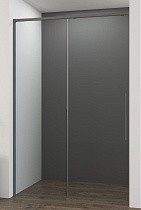 Душевая дверь Vincea Ultima VDS-7UL120CLGM 120x200 вороненая сталь, прозрачная