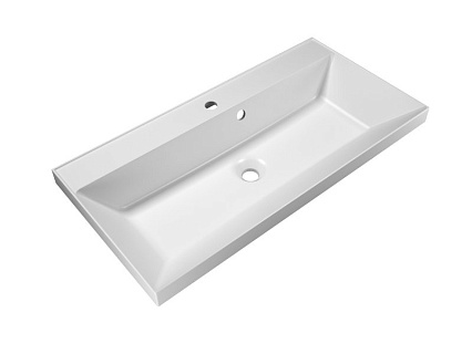 Тумба с раковиной BelBagno Aurora 90 см Bianco Lucido