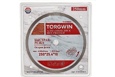 Диск алмазный отрезной сплошной по керамике 250х25.4/10х1.9 мм All-over Segmented slim Professional for Ceramic Industrial TORGWIN T1558061